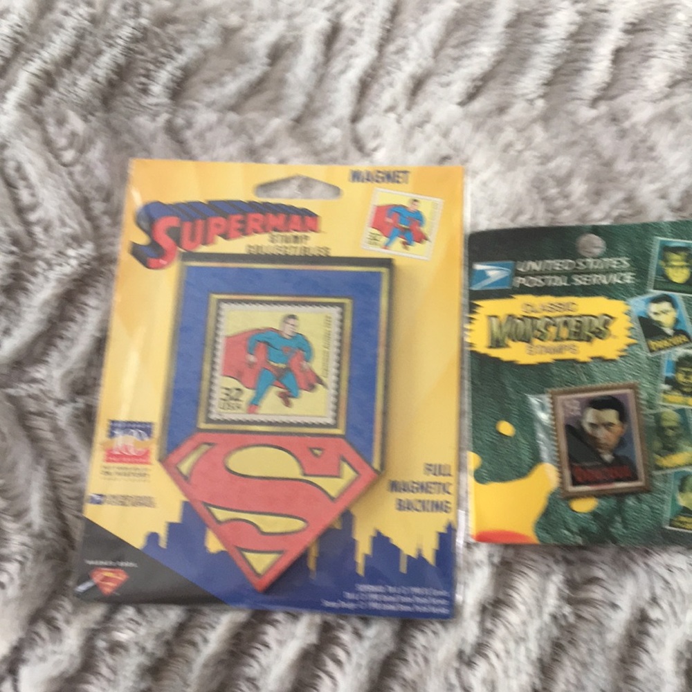 Collectable, Superman Magnet, Dracula Pin